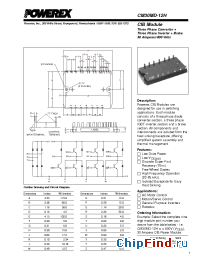 Datasheet CM30MD-12H manufacturer Powerex