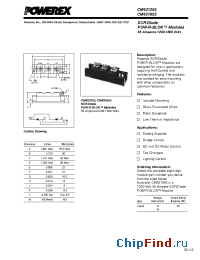 Datasheet CM421655 manufacturer Powerex