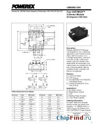 Datasheet CM50BU-24H manufacturer Powerex