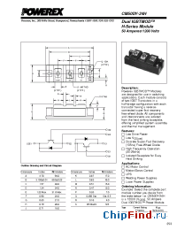 Datasheet CM50DY-24H manufacturer Powerex