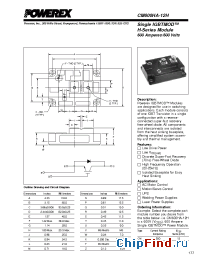 Datasheet CM600HA-12H manufacturer Powerex
