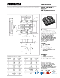 Datasheet CM600HB-90H manufacturer Powerex