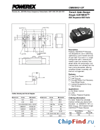 Datasheet CM600HU-12F manufacturer Powerex
