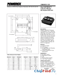 Datasheet CM800DU-12H manufacturer Powerex