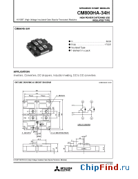 Datasheet CM800HA-34H manufacturer Powerex