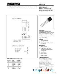 Datasheet CR04AM manufacturer Powerex