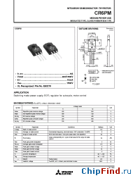 Datasheet CR6PM-12 manufacturer Powerex