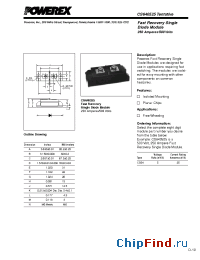 Datasheet CS640525 manufacturer Powerex
