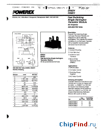 Datasheet D66DV550 manufacturer Powerex