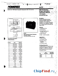 Datasheet D67FP7100 manufacturer Powerex