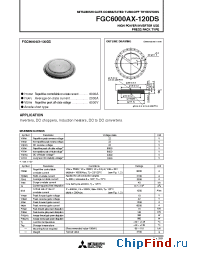 Datasheet FGC6000AX-120DS manufacturer Powerex