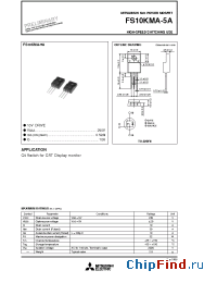 Datasheet FS10KMA-5A manufacturer Powerex
