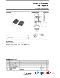 Datasheet FS10SM-9 manufacturer Powerex