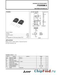 Datasheet FS30SM-3 manufacturer Powerex