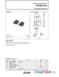 Datasheet FS5SM-18A manufacturer Powerex