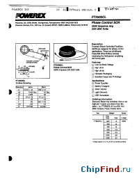 Datasheet FT2500CL-16 manufacturer Powerex