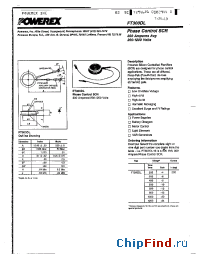 Datasheet FT300DL-6 manufacturer Powerex