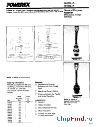 Datasheet IN4047R manufacturer Powerex