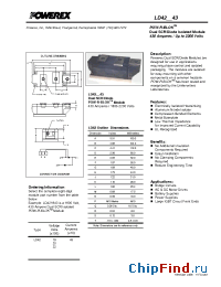 Datasheet LD421843 manufacturer Powerex