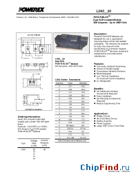 Datasheet LD431050 manufacturer Powerex