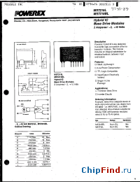 Datasheet M57215BL manufacturer Powerex