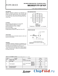 Datasheet M63802KP manufacturer Powerex