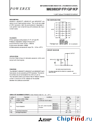 Datasheet M63803FP manufacturer Powerex