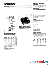 Datasheet MB12A10 manufacturer Powerex