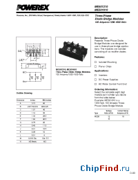 Datasheet ME501610 manufacturer Powerex