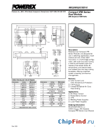 Datasheet MIG200Q2CSB1X manufacturer Powerex