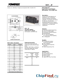 Datasheet ND410626 manufacturer Powerex