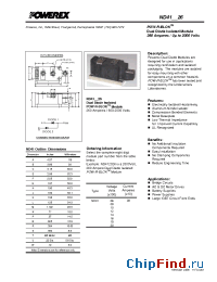 Datasheet ND410826 производства Powerex