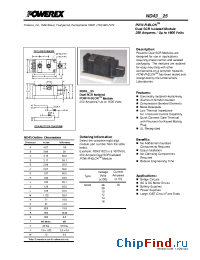 Datasheet ND431225 manufacturer Powerex