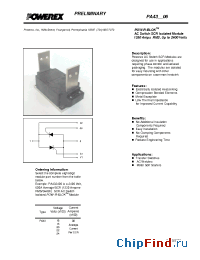 Datasheet PA4306 manufacturer Powerex