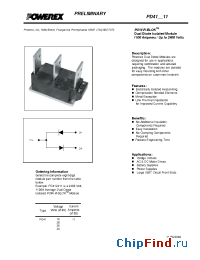 Datasheet PD412211 manufacturer Powerex