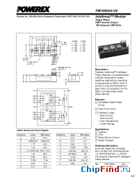 Datasheet PM100DSA120 manufacturer Powerex