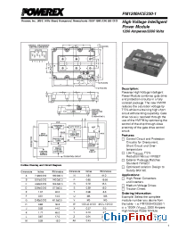 Datasheet PM1200HCE330- manufacturer Powerex