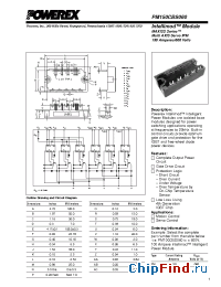 Datasheet PM150CBS060 manufacturer Powerex