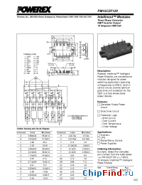 Datasheet PM15CZF120 manufacturer Powerex