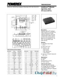 Datasheet PM200RSD060 manufacturer Powerex