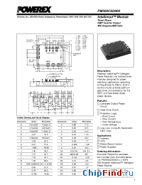 Datasheet PM300CSD060 manufacturer Powerex