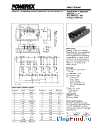 Datasheet PM75CBS060 manufacturer Powerex