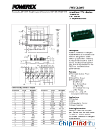 Datasheet PM75CLB060 manufacturer Powerex