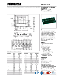 Datasheet PM75RLB120 manufacturer Powerex