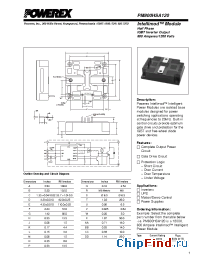 Datasheet PM800HSA120 manufacturer Powerex
