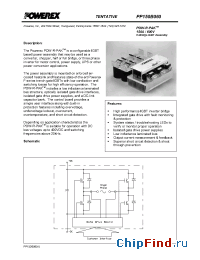 Datasheet PP150B060 manufacturer Powerex