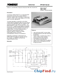 Datasheet PP150T120-02 manufacturer Powerex
