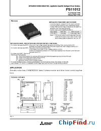 Datasheet PS11012 manufacturer Powerex