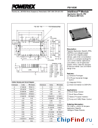 Datasheet PS11036 manufacturer Powerex