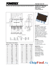 Datasheet PS21661 manufacturer Powerex
